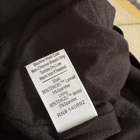 Marine Layer Lexi Ribbed Daytime Midi Dress Black Small - Picture 9 of 9